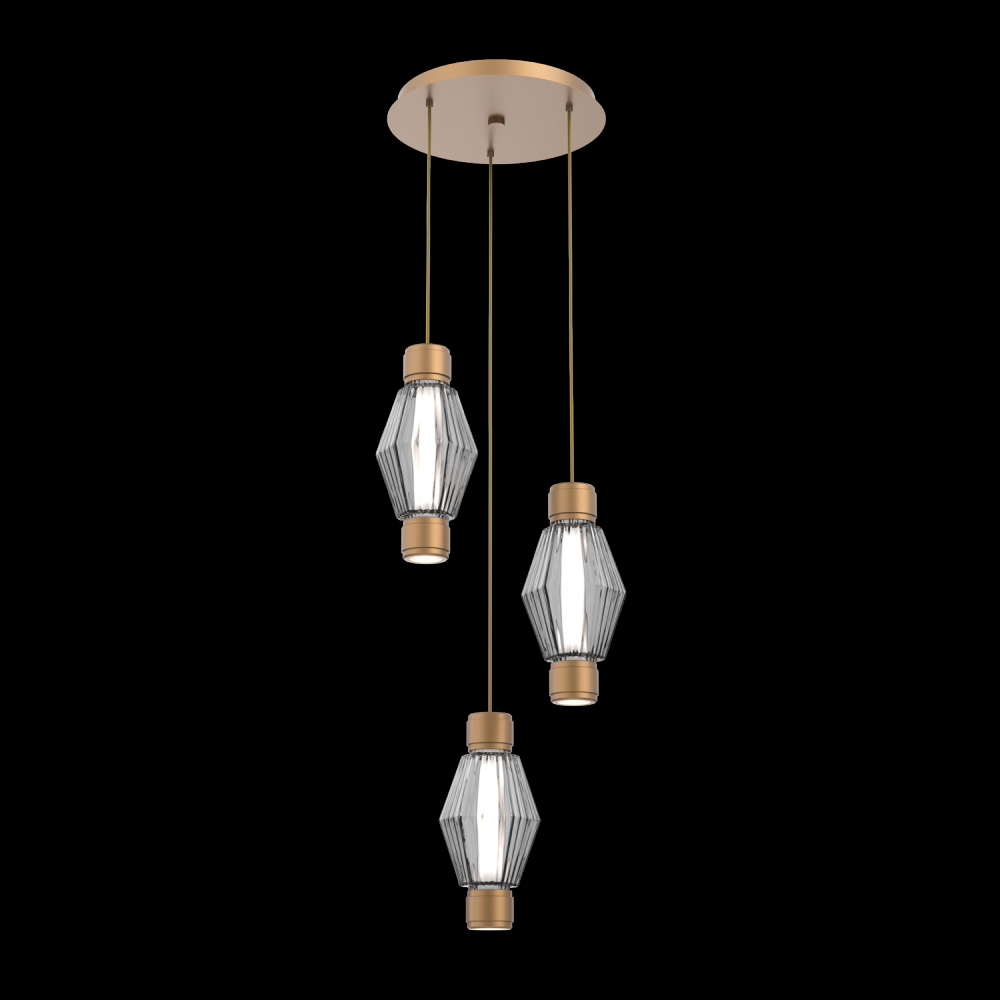 Mandrel Round 3pc Multi-Pendant - Aalto