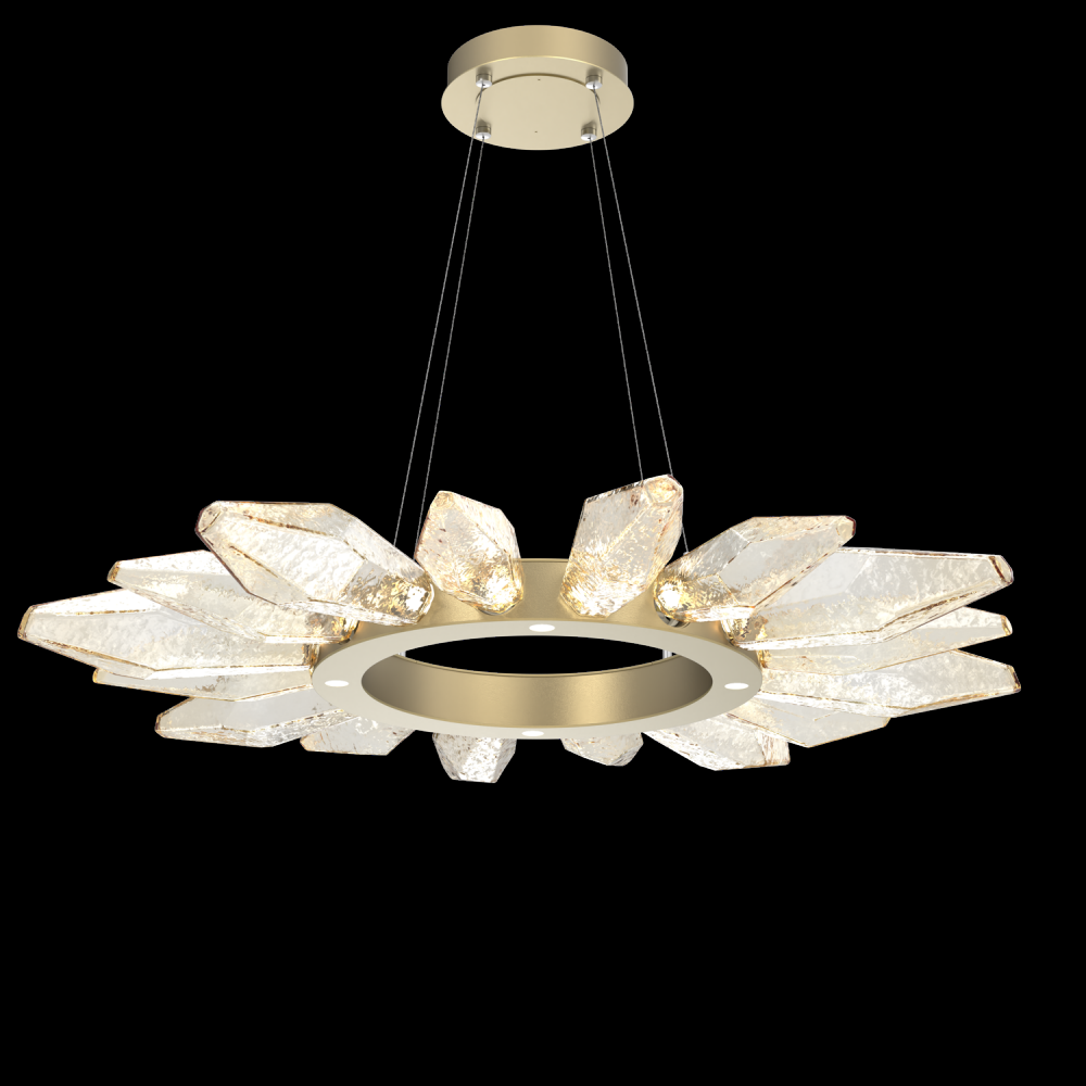 Rock Crystal Radial Ring - 42