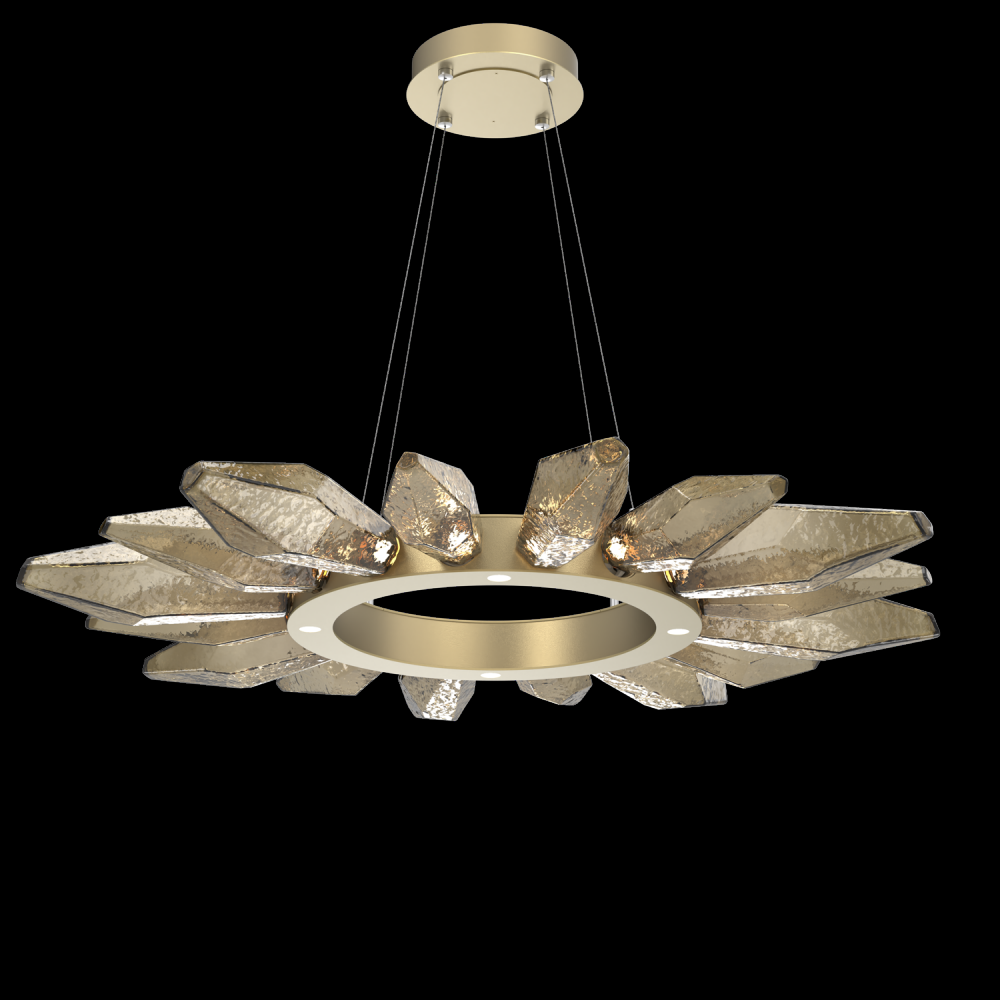 Rock Crystal Radial Ring - 42