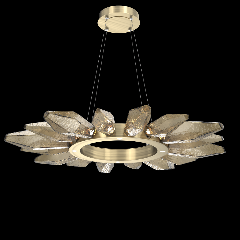 Rock Crystal Radial Ring - 42