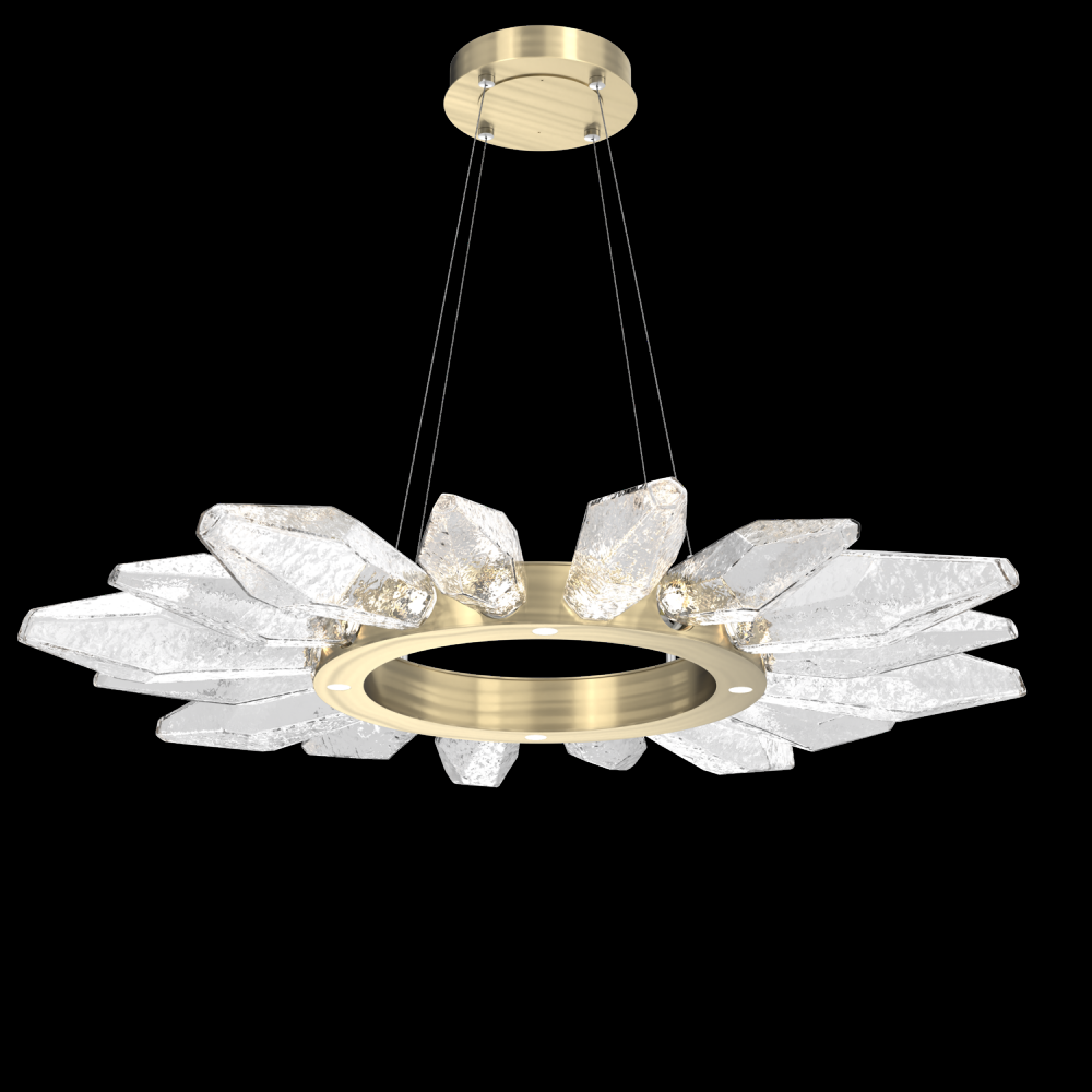 Rock Crystal Radial Ring - 42