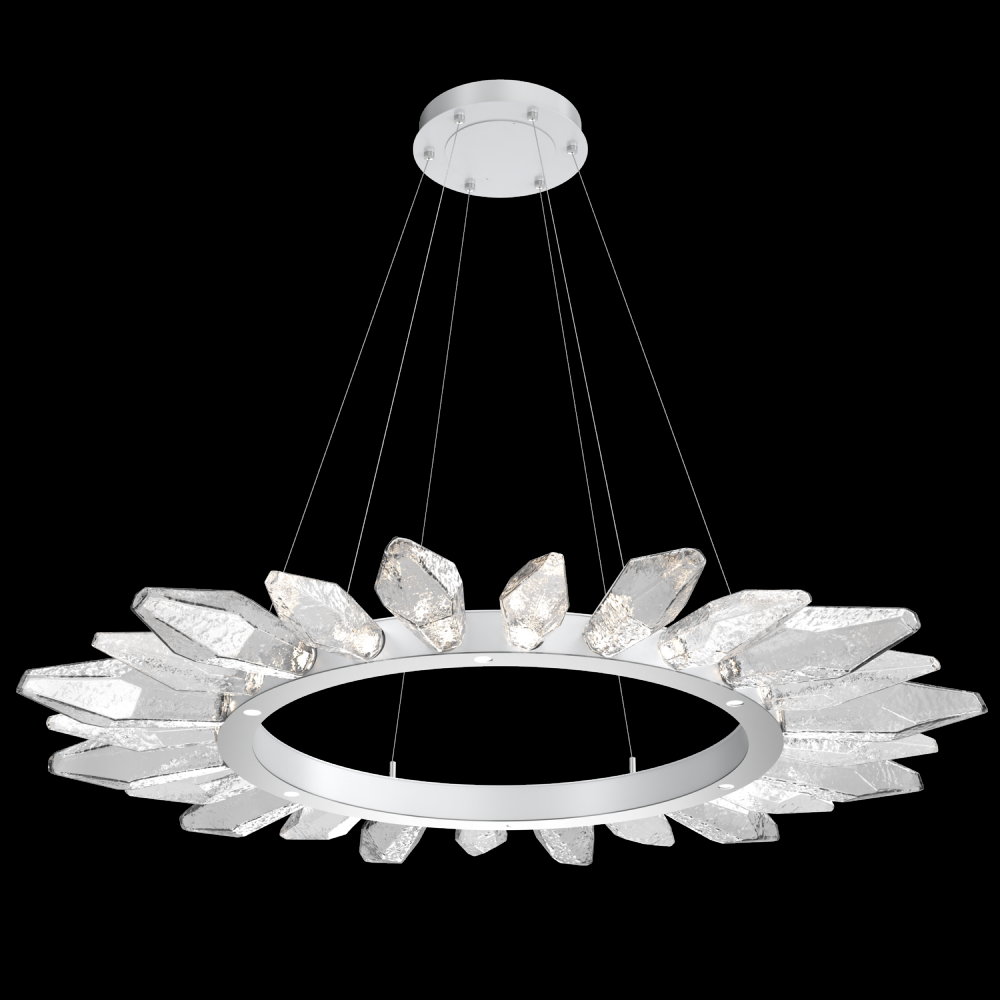 Rock Crystal Radial Ring - 56