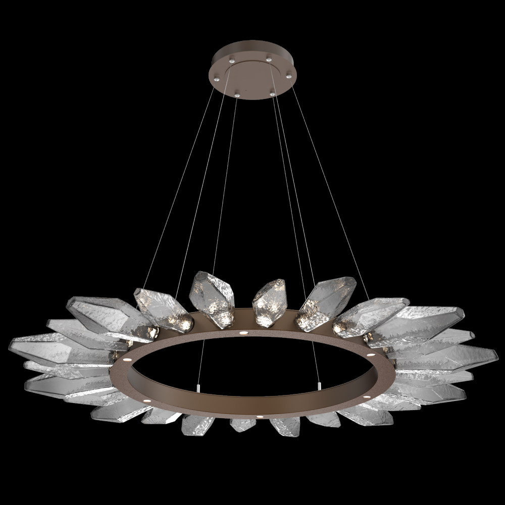 Rock Crystal Radial Ring - 56