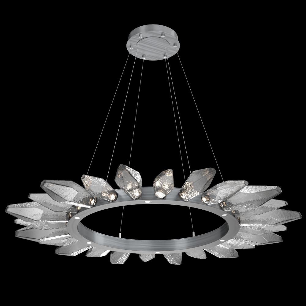 Rock Crystal Radial Ring - 56