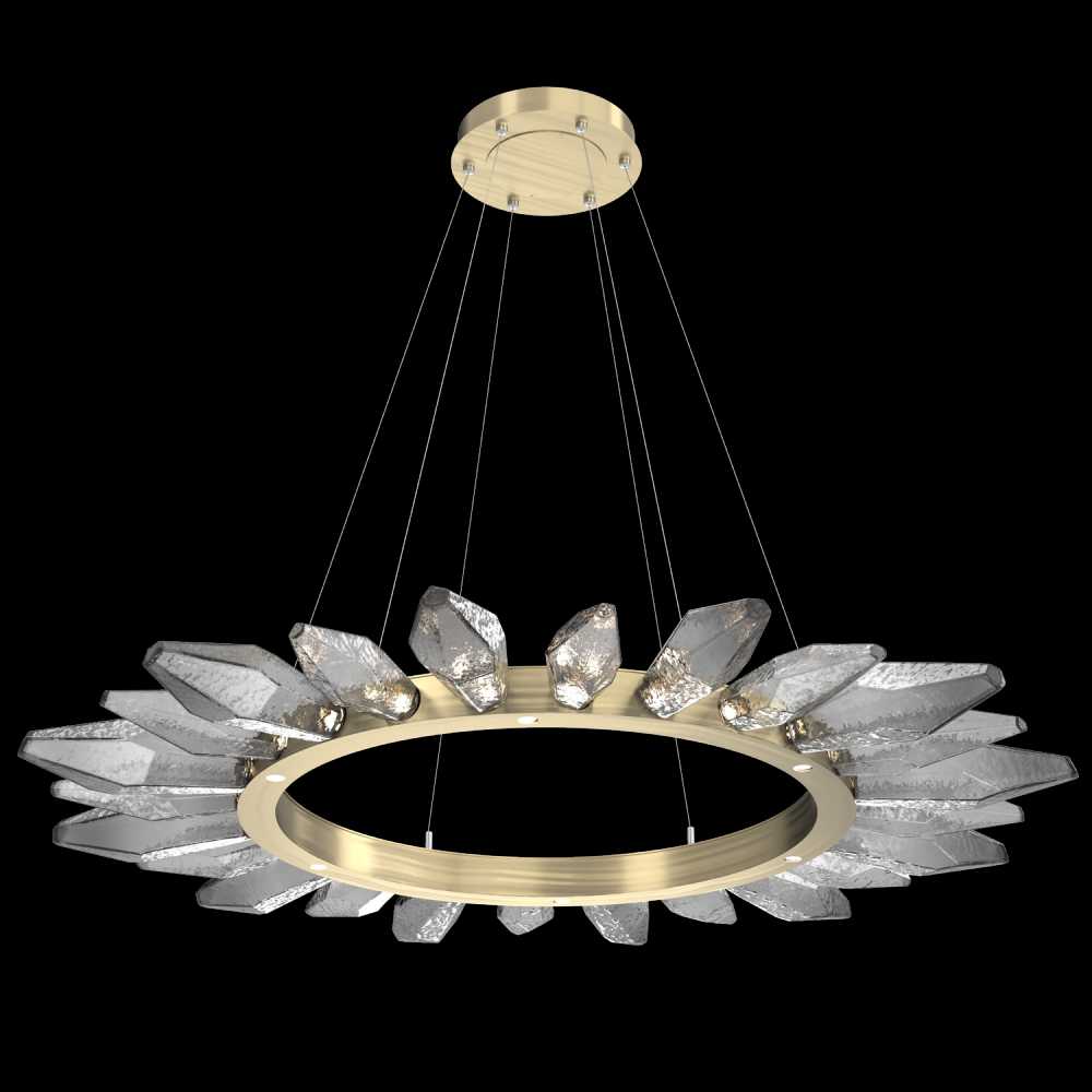 Rock Crystal Radial Ring - 56