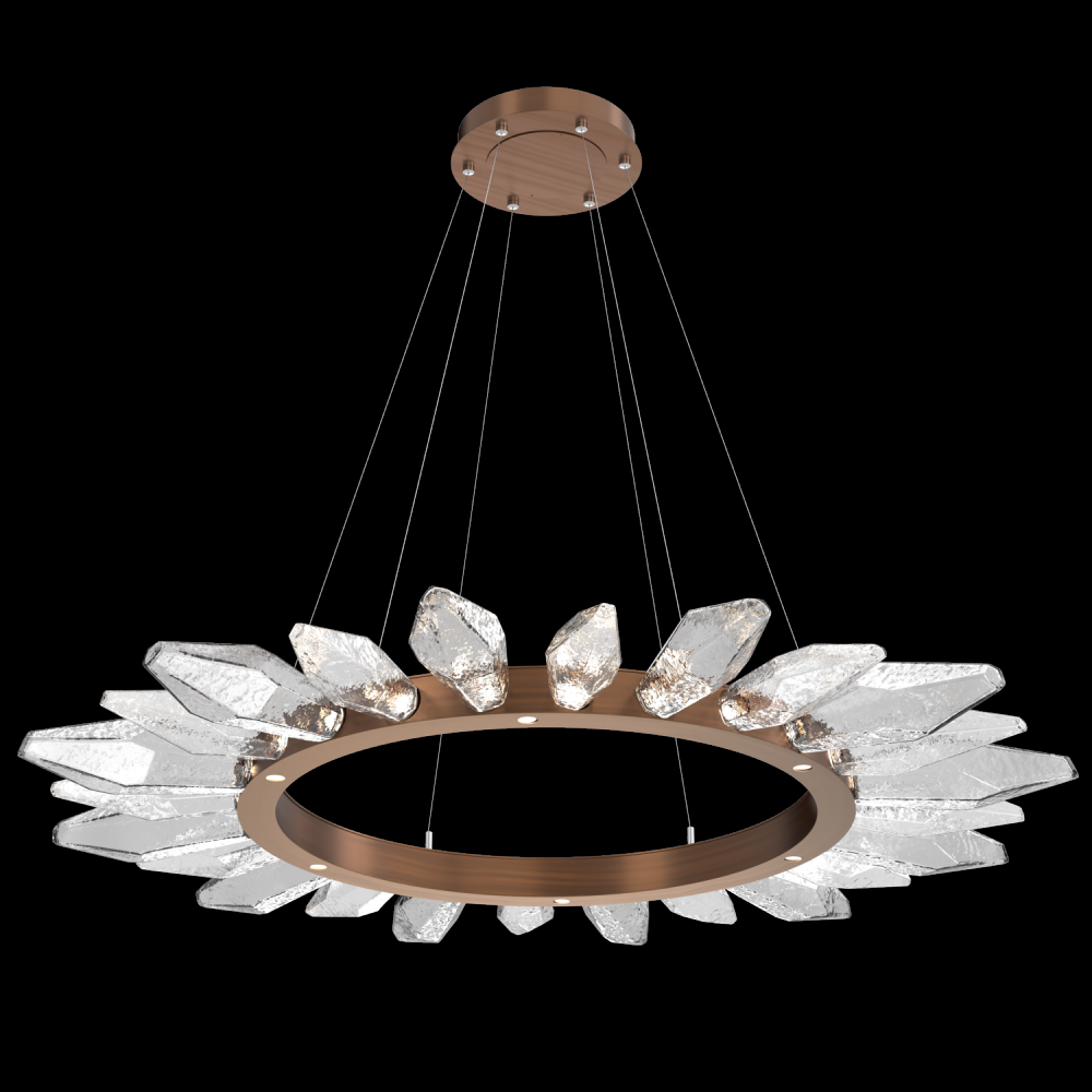 Rock Crystal Radial Ring - 56