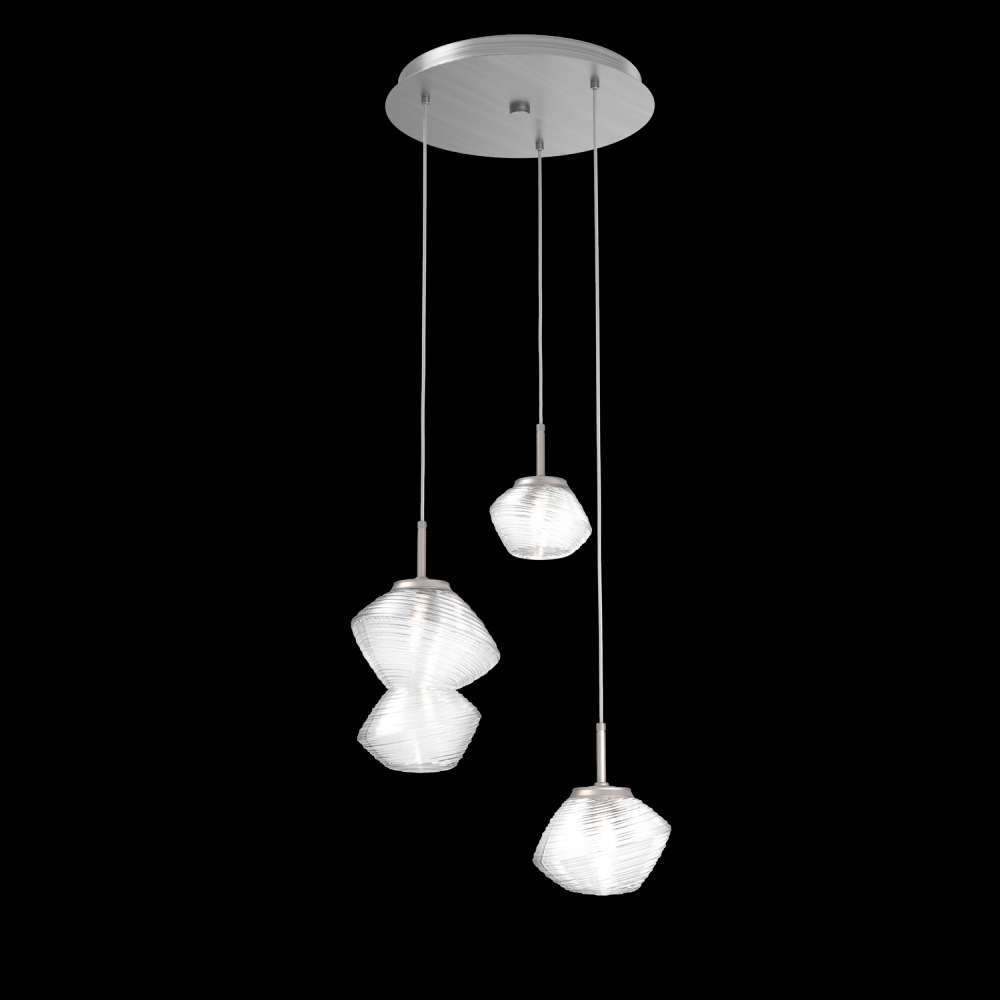 Mesa Round 3pc Multi-Pendant
