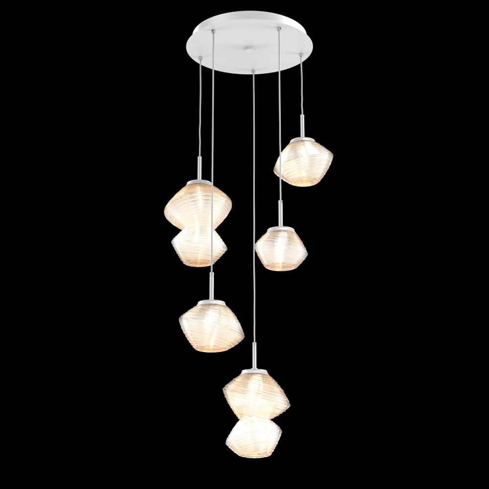 Mesa Round 5pc Multi-Pendant