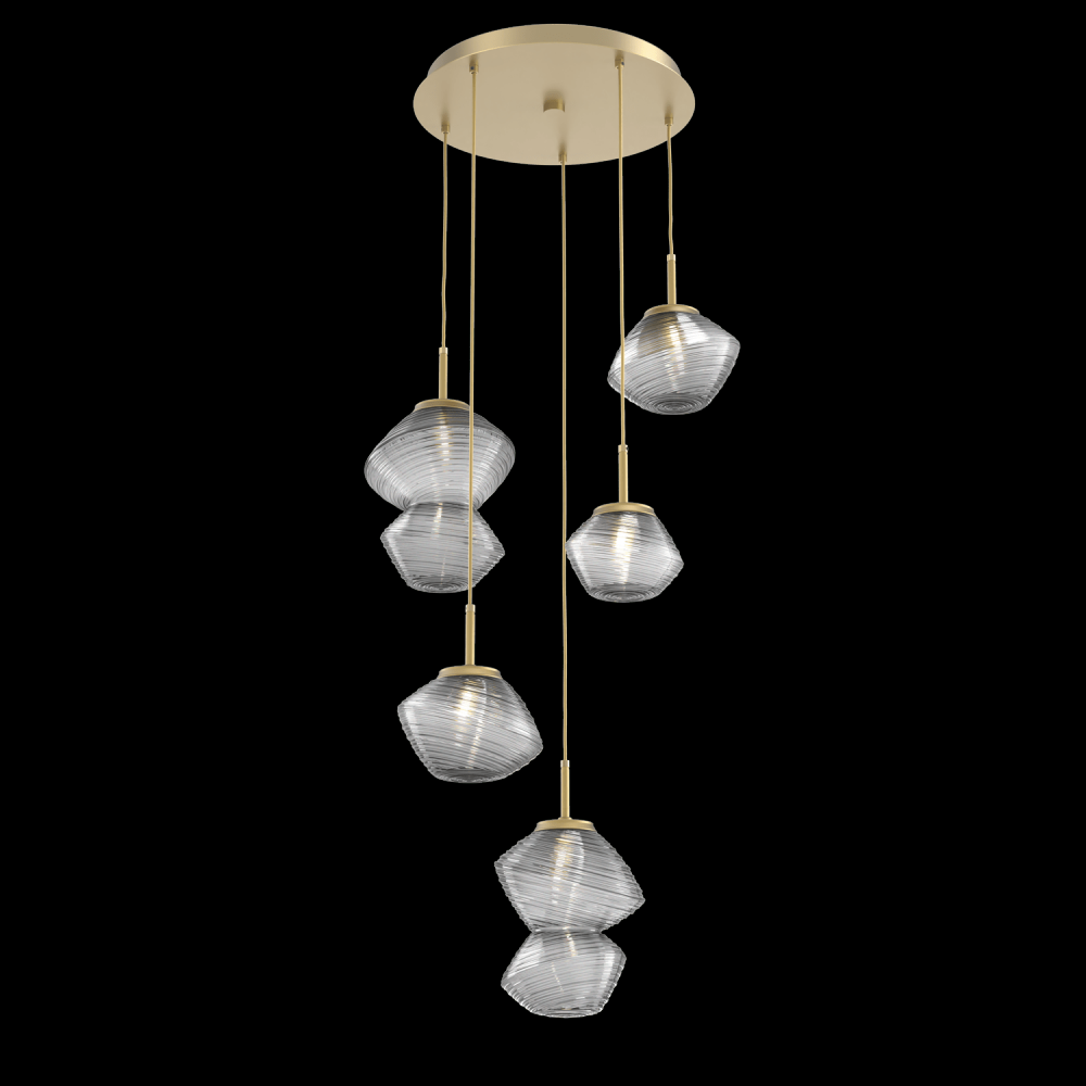 Mesa Round 5pc Multi-Pendant
