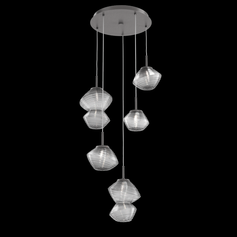 Mesa Round 5pc Multi-Pendant