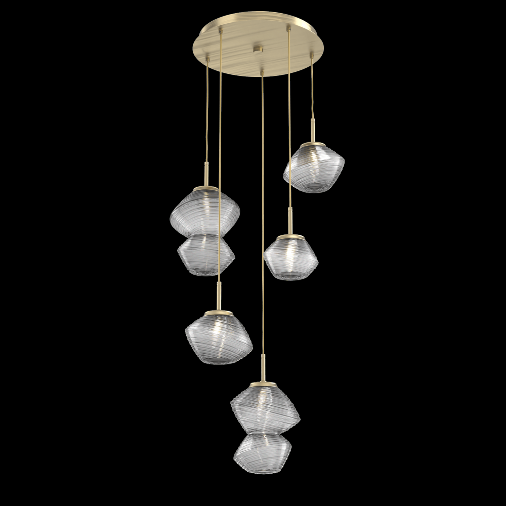 Mesa Round 5pc Multi-Pendant