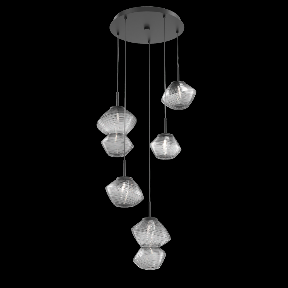 Mesa Round 5pc Multi-Pendant