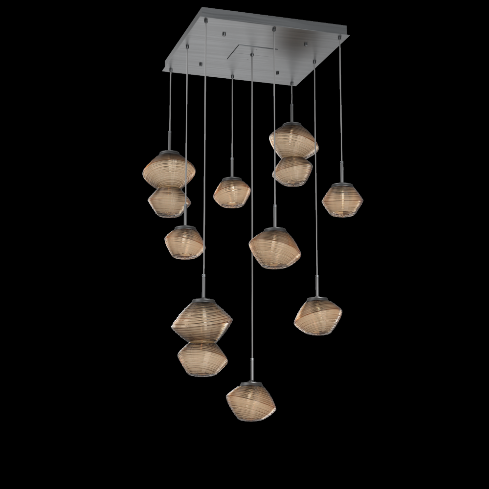 Mesa Square 9pc Multi-Pendant