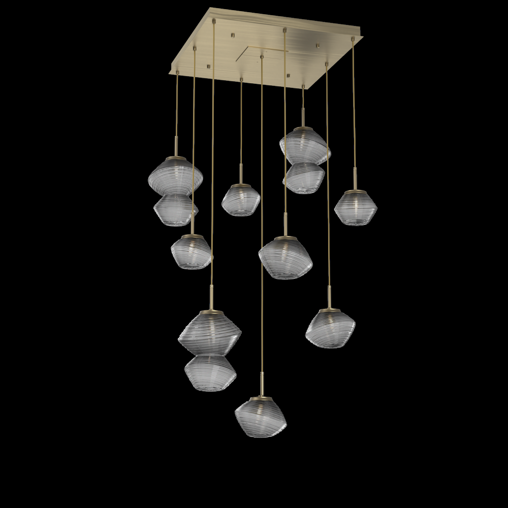 Mesa Square 9pc Multi-Pendant