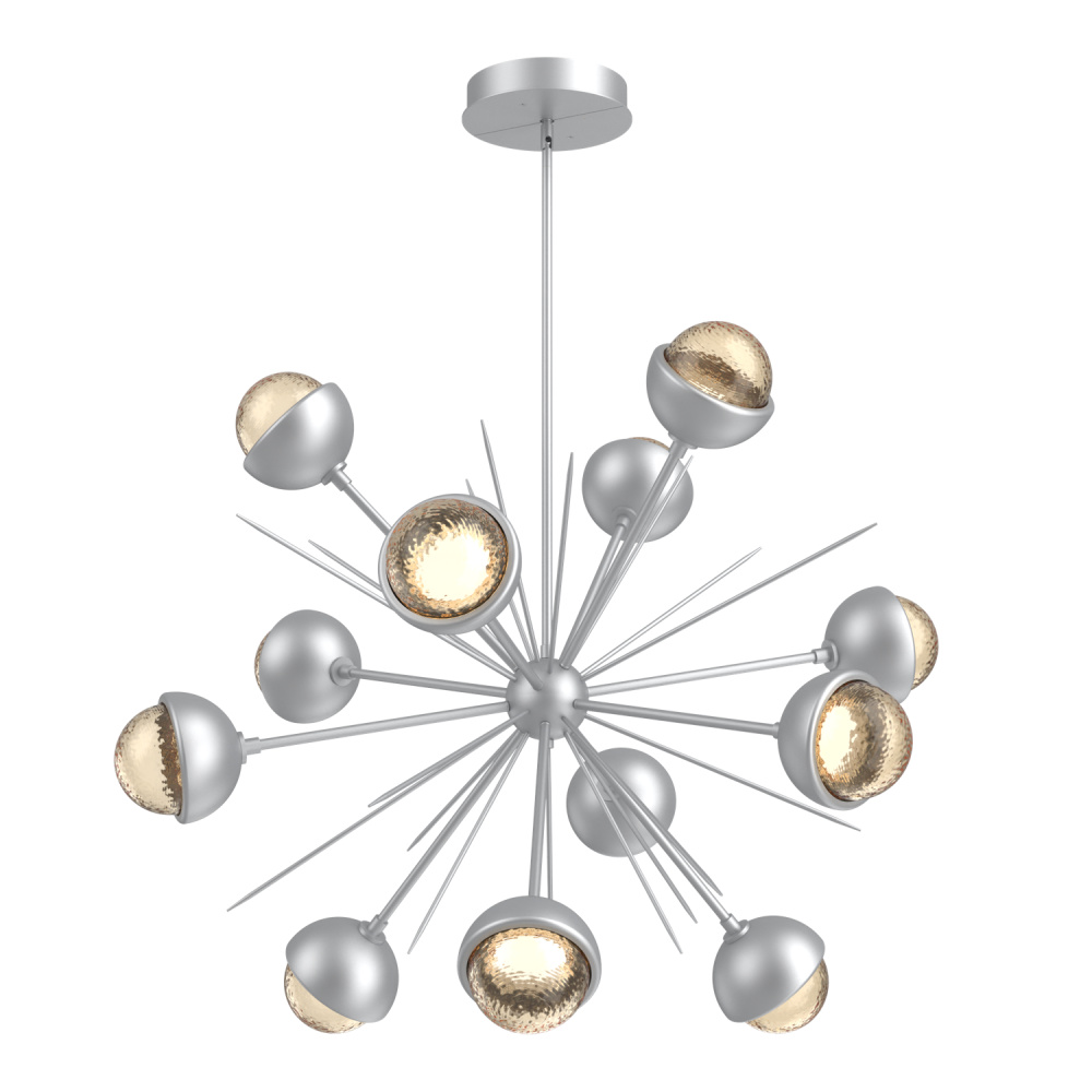 Cabochon Chandelier Large Pendant Classic Silver
