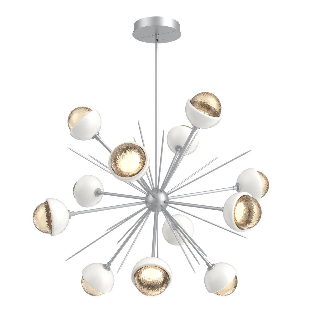 Cabochon Chandelier Large Pendant Classic Silver