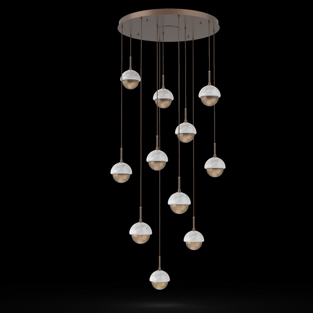 Cabochon Round 11pc Multi-Pendant