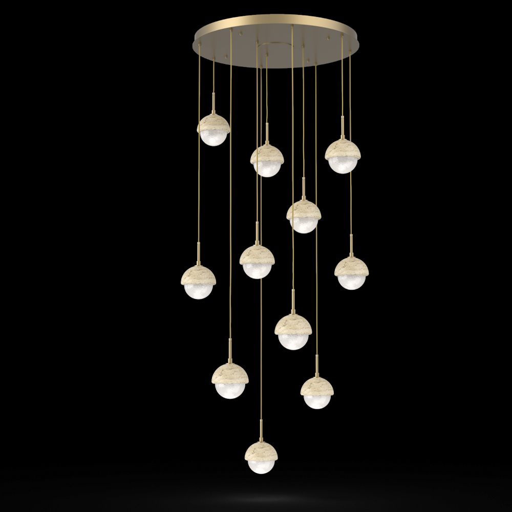 Cabochon Round 11pc Multi-Pendant