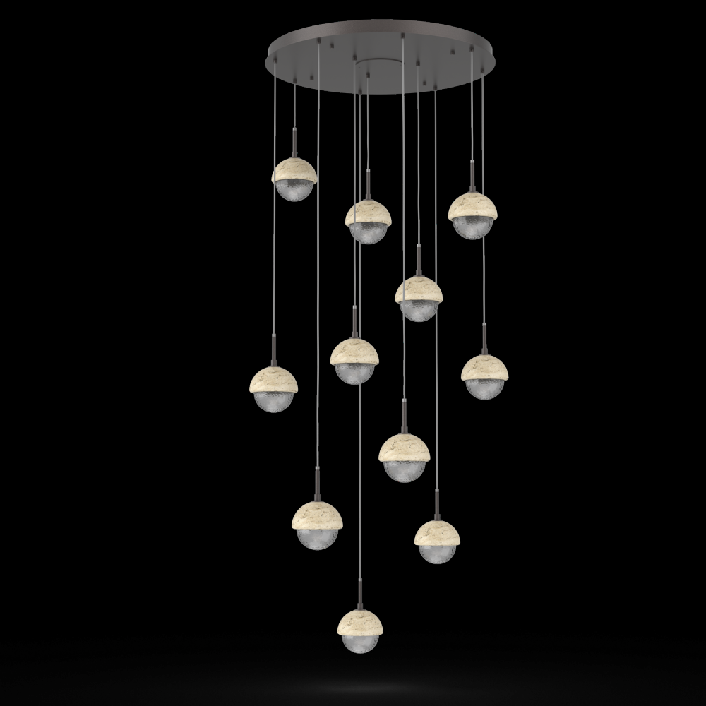 Cabochon Round 11pc Multi-Pendant