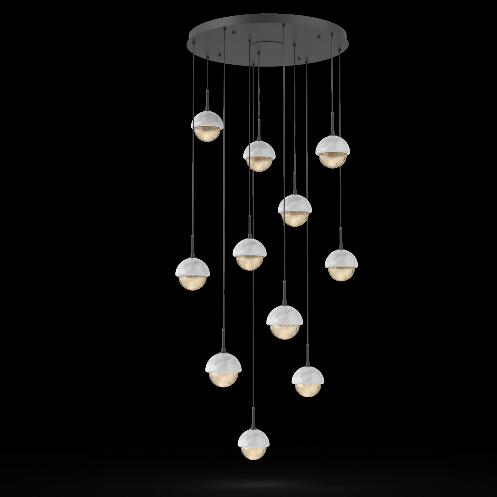 Cabochon Round 11pc Multi-Pendant