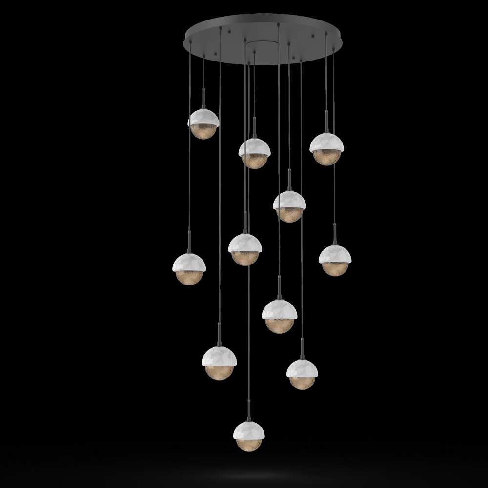 Cabochon Round 11pc Multi-Pendant