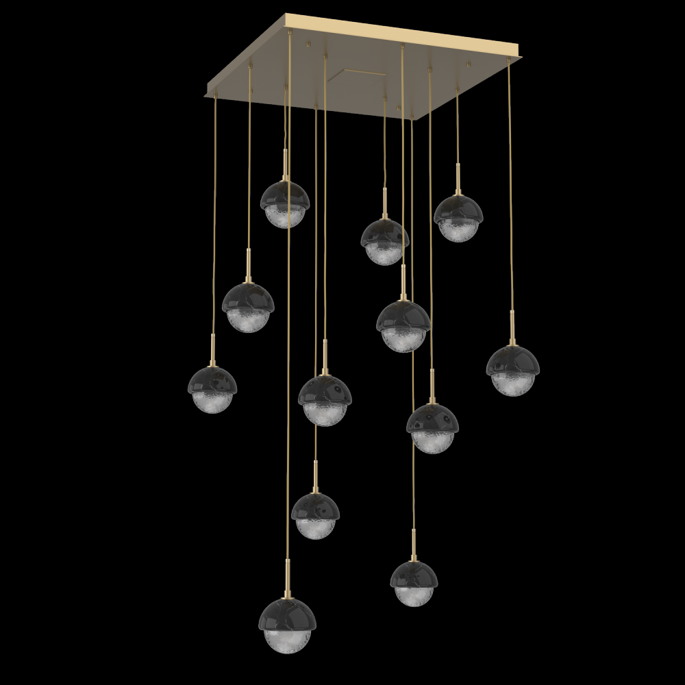 Cabochon Square 12pc Multi-Pendant