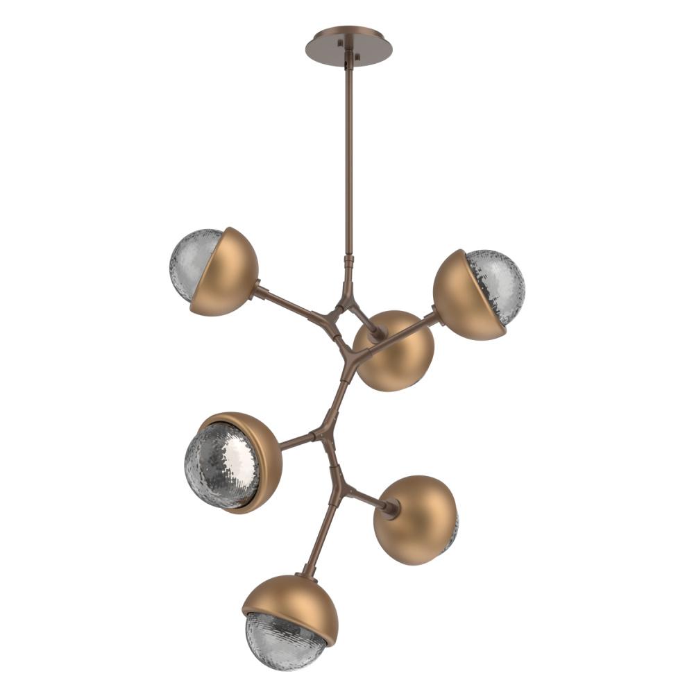 Cabochon Chandelier Large Pendant Burnished Bronze