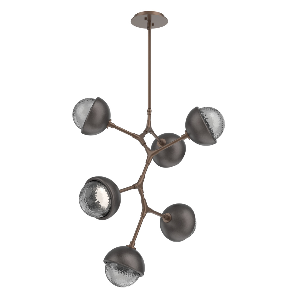 Cabochon Chandelier Large Pendant Burnished Bronze