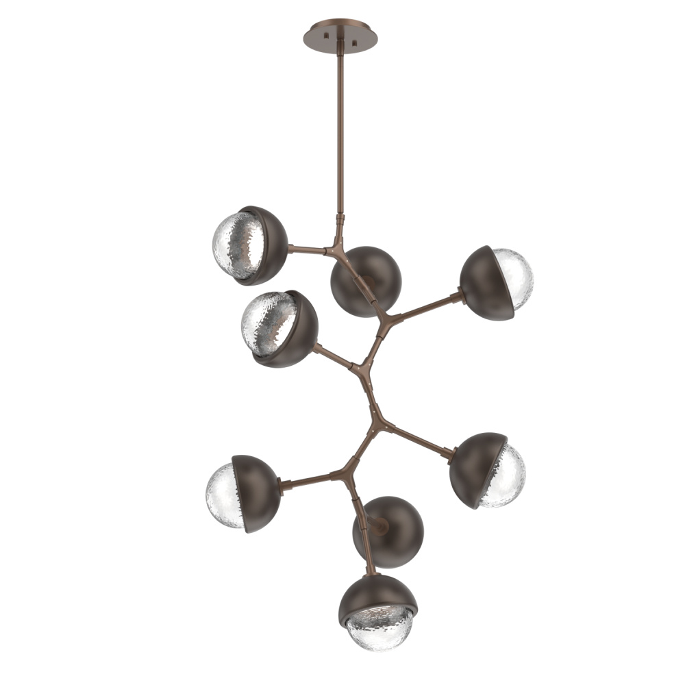 Cabochon Chandelier Large Pendant Burnished Bronze