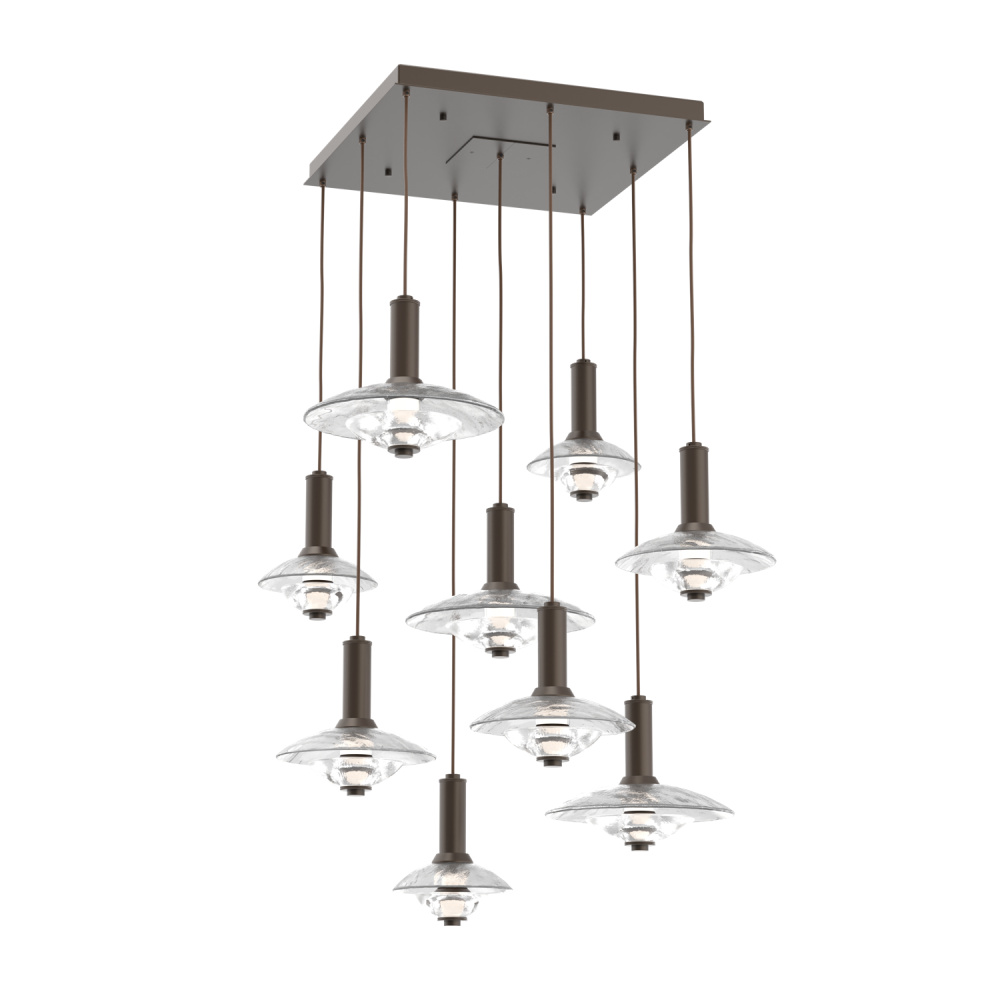 Cirrus Square 9pc Multi-Pendant