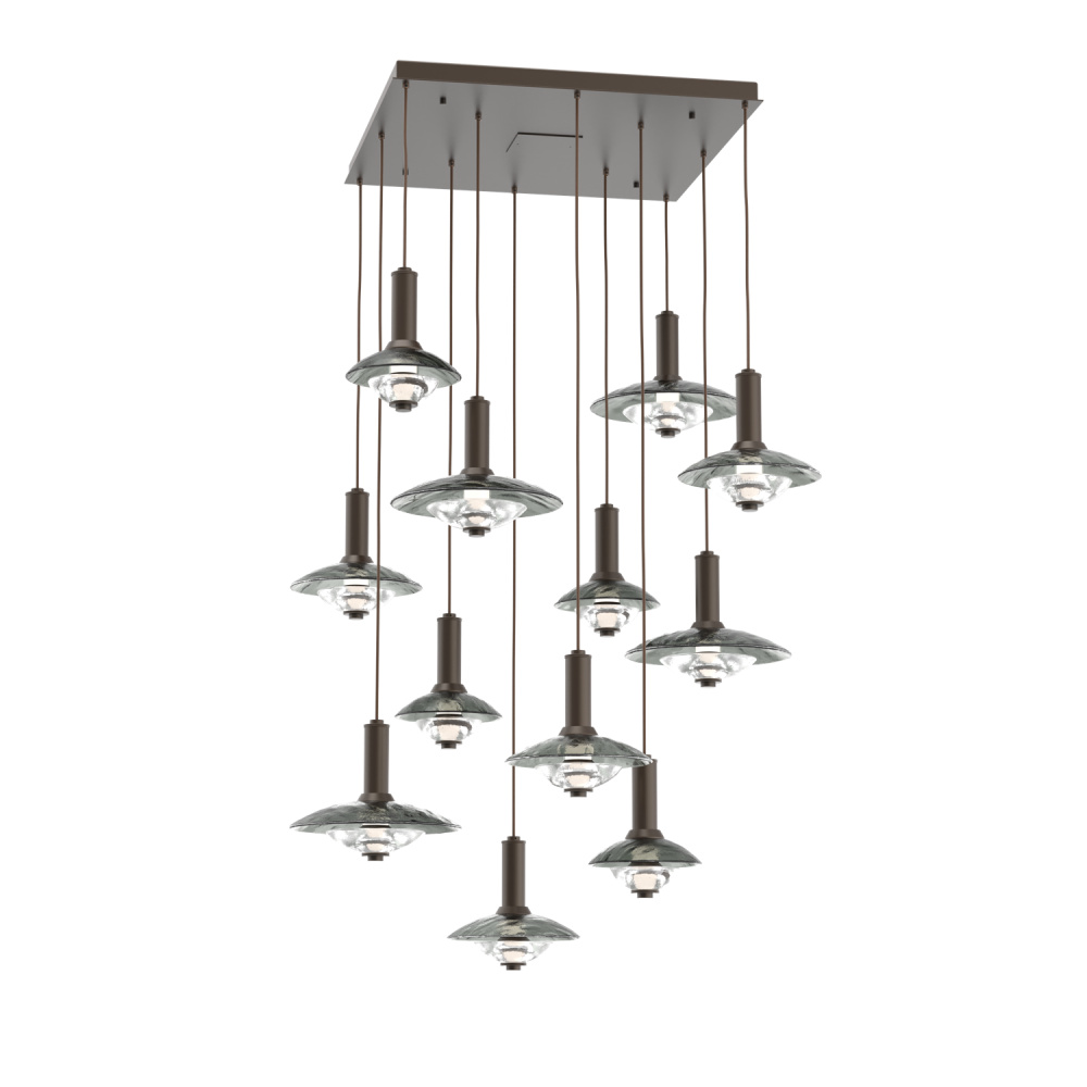 Cirrus Square 12pc Multi-Pendant