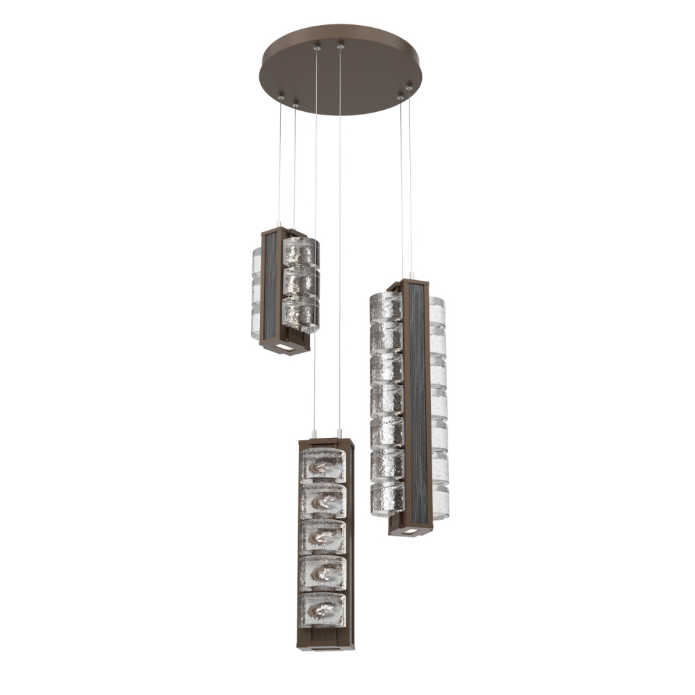 Tessera Round Round 3pc Multi-Pendant