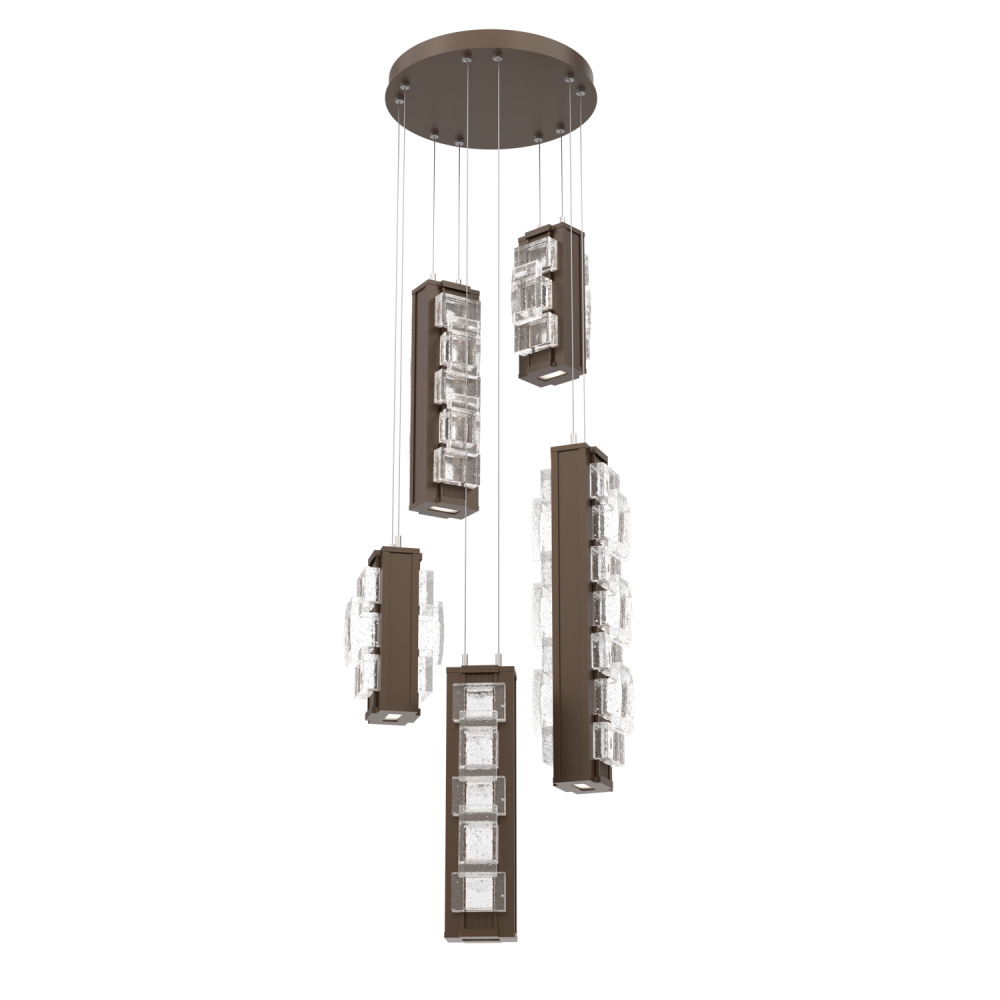 Tessera Round 5pc Multi-Pendant