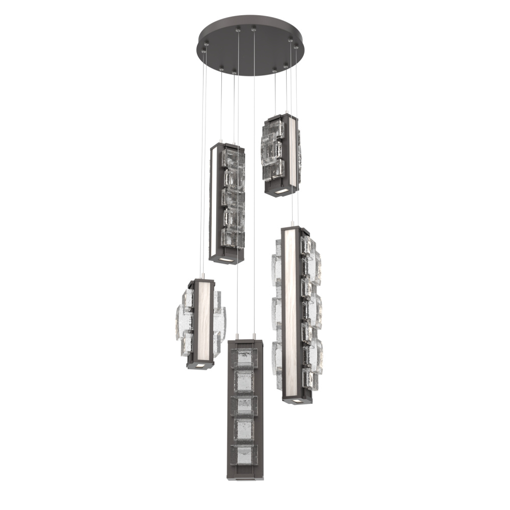 Tessera Round 5pc Multi-Pendant