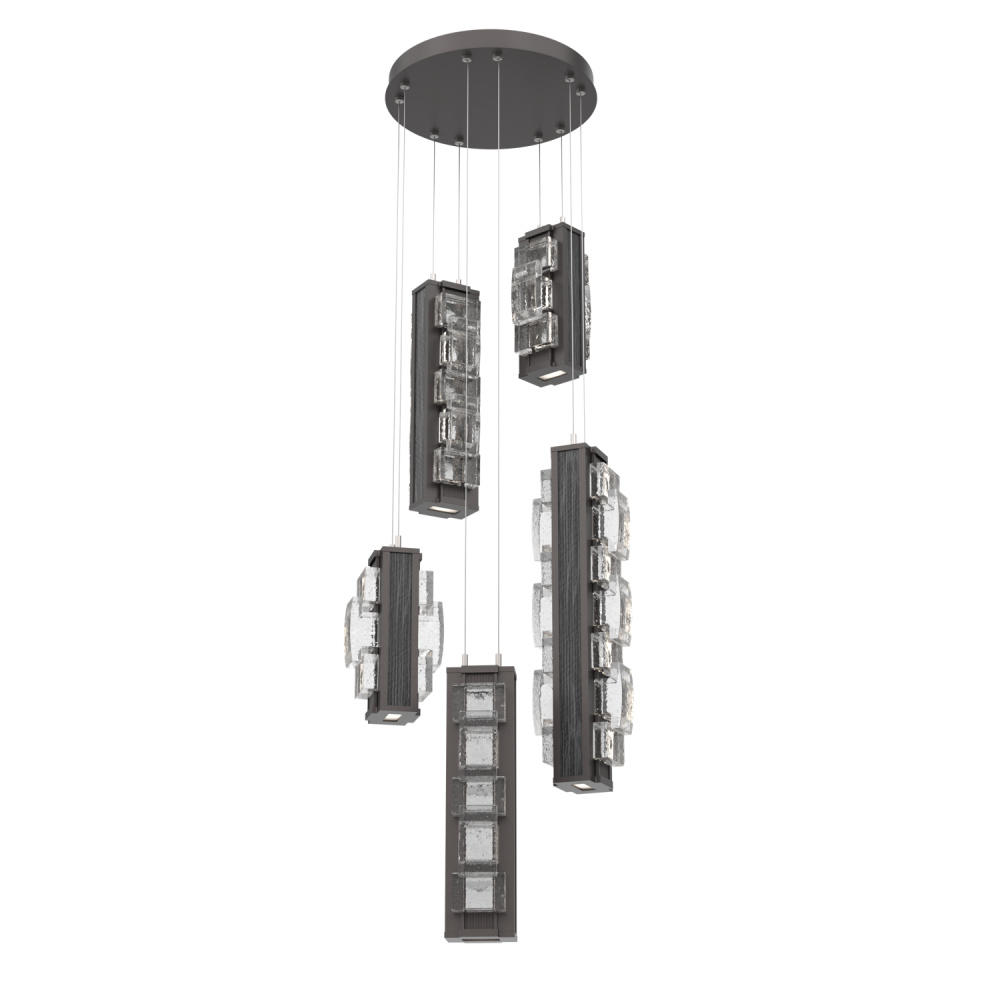 Tessera Round 5pc Multi-Pendant