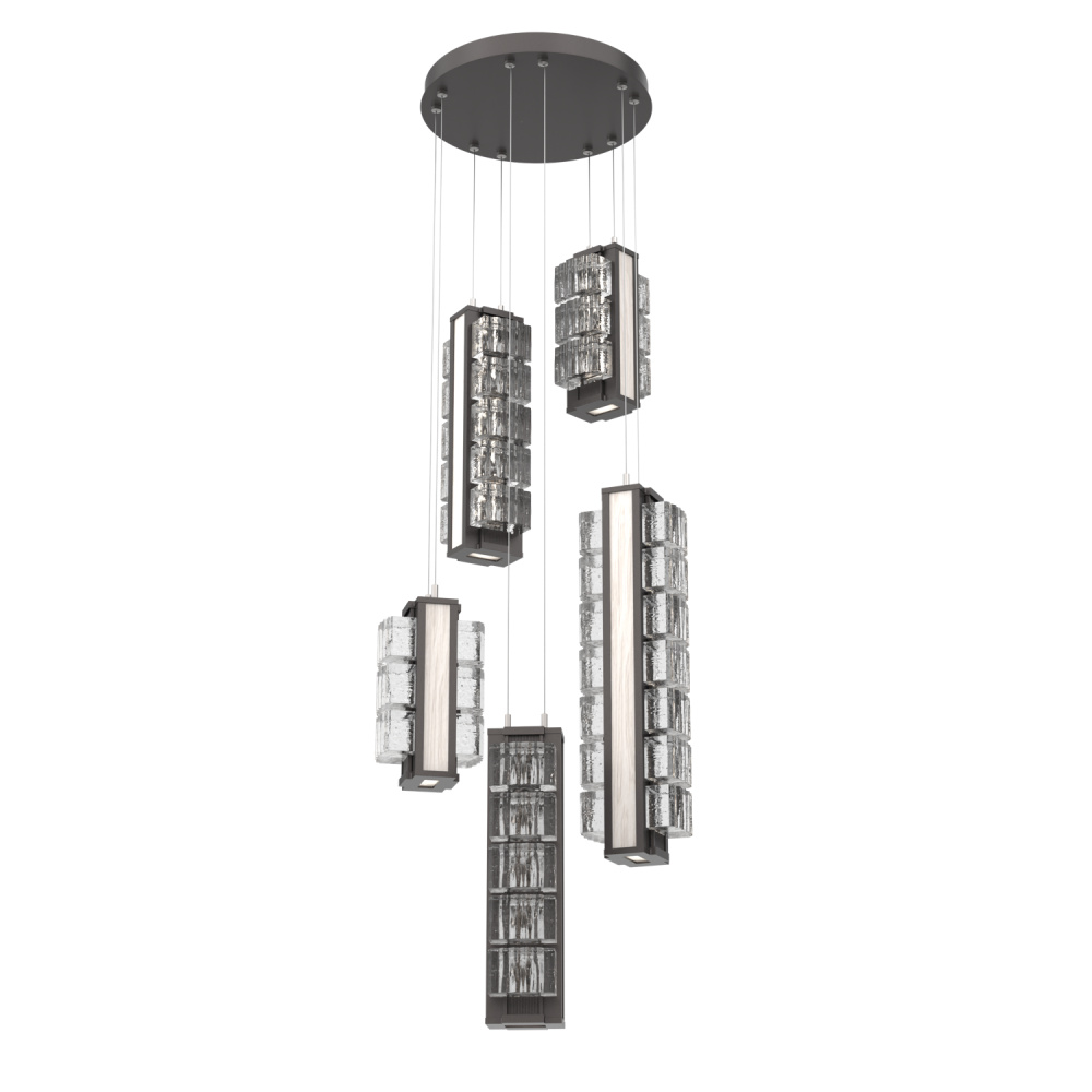 Tessera Round 5pc Multi-Pendant