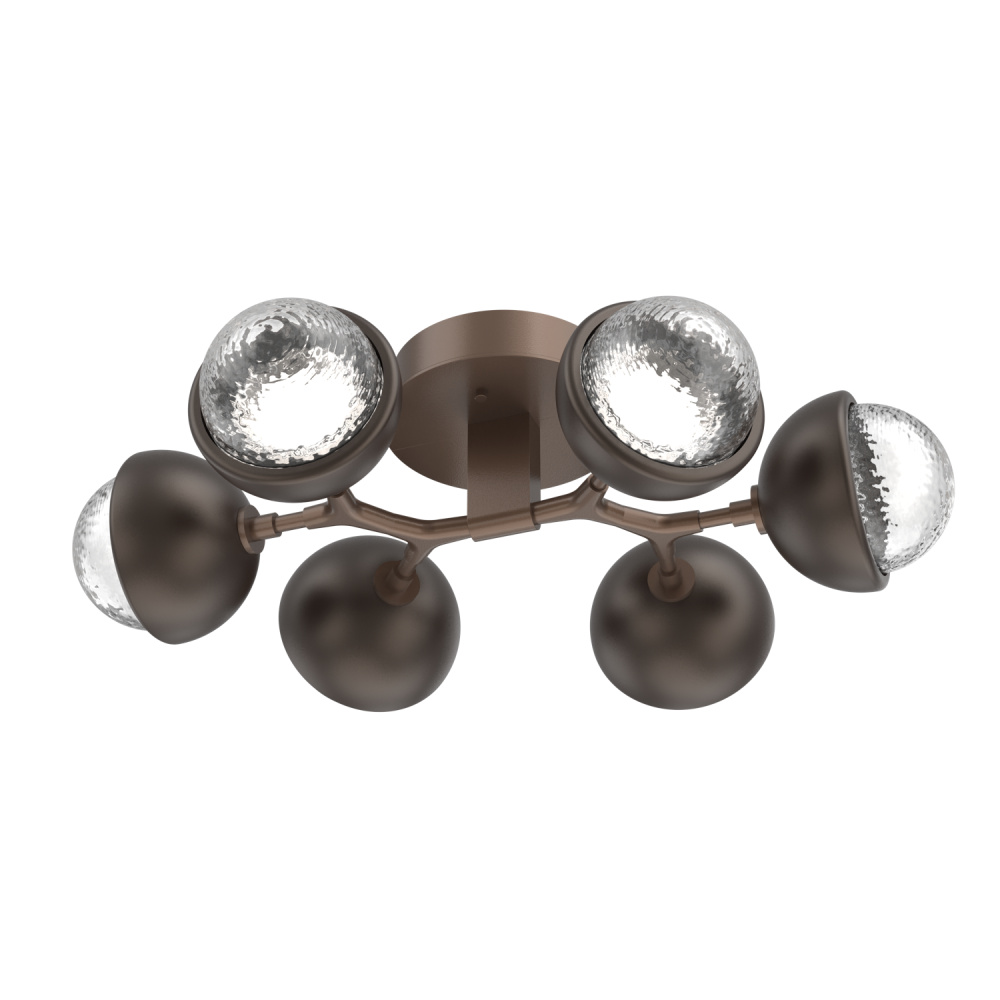 Cabochon Flush Mount Burnished Bronze