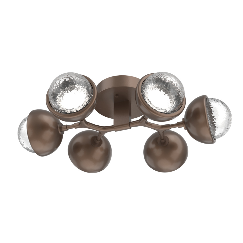 Cabochon Flush Mount Burnished Bronze