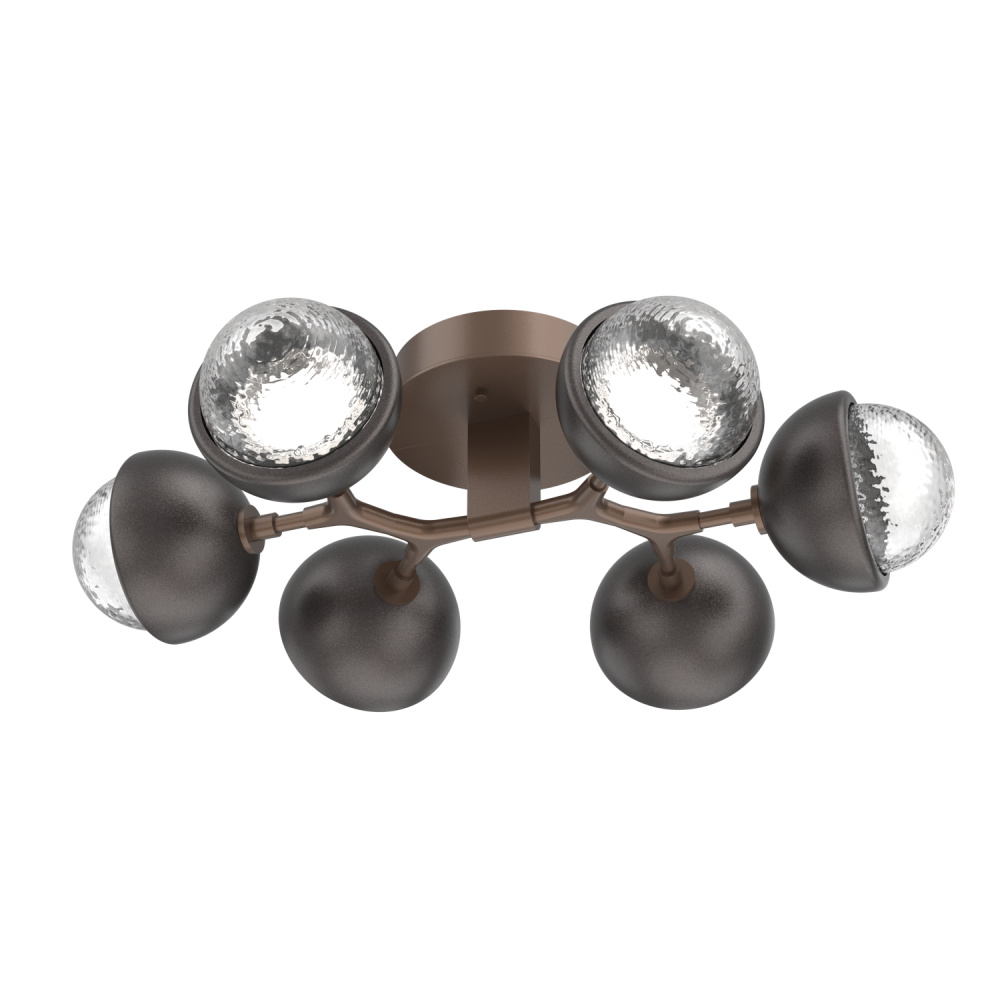Cabochon Flush Mount Burnished Bronze