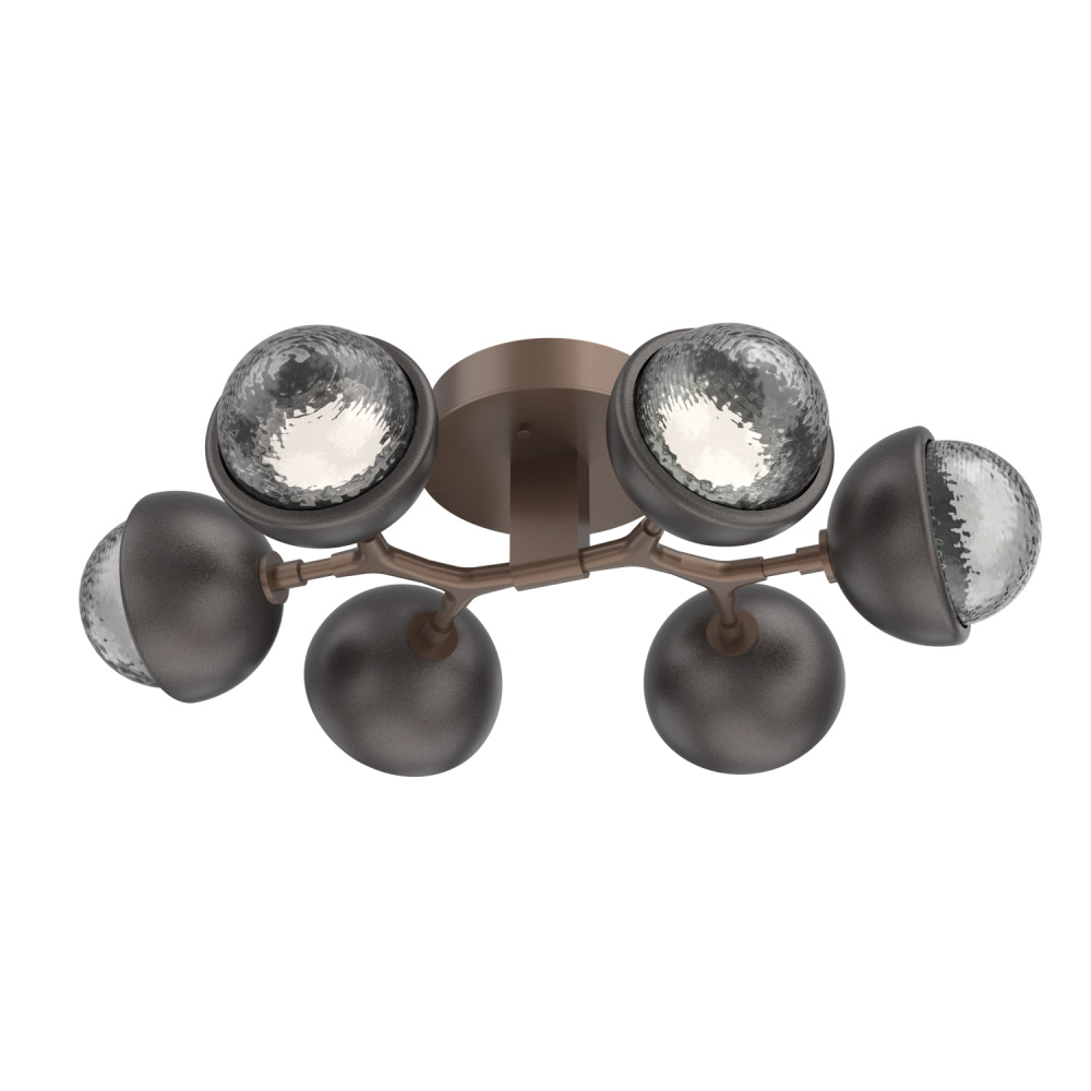Cabochon Flush Mount Burnished Bronze