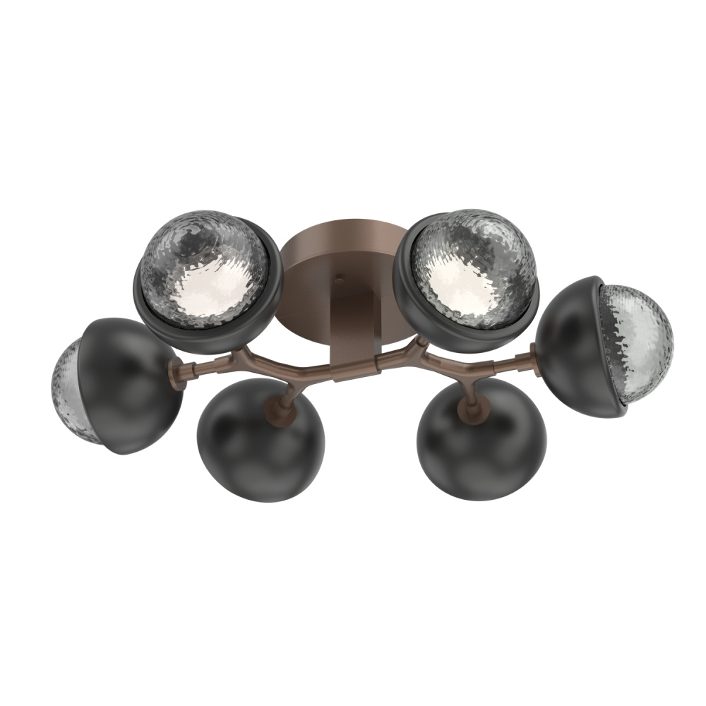 Cabochon Flush Mount Burnished Bronze