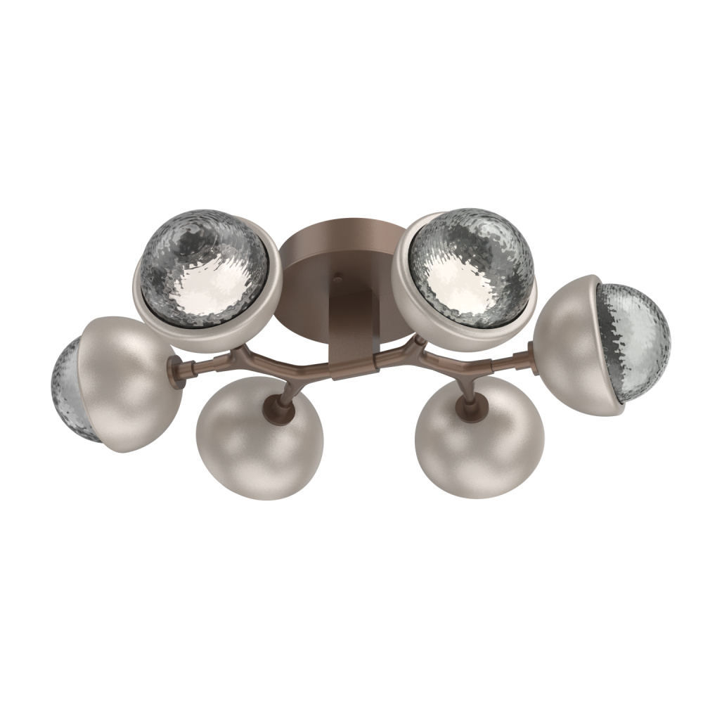 Cabochon Flush Mount Burnished Bronze
