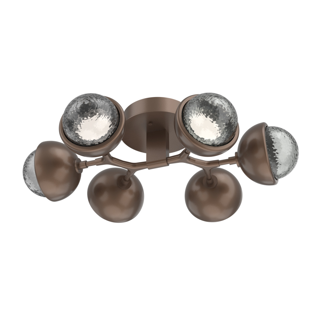 Cabochon Flush Mount Burnished Bronze