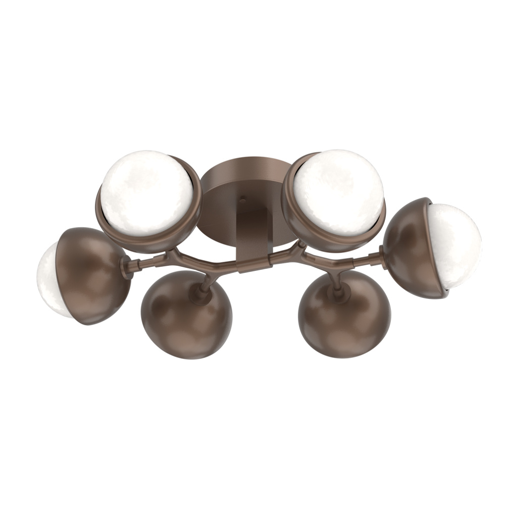 Cabochon Flush Mount Burnished Bronze