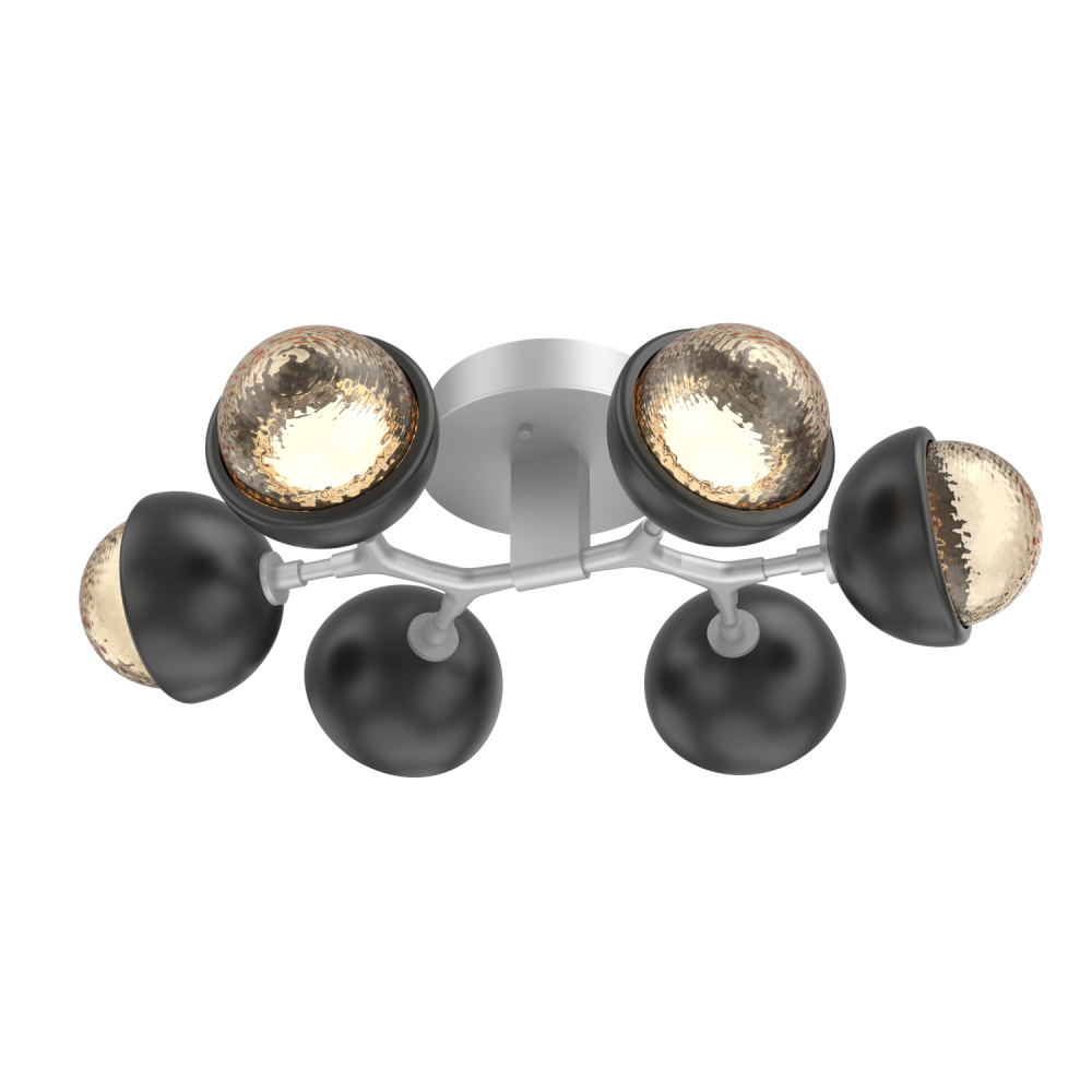 Cabochon Flush Mount Classic Silver