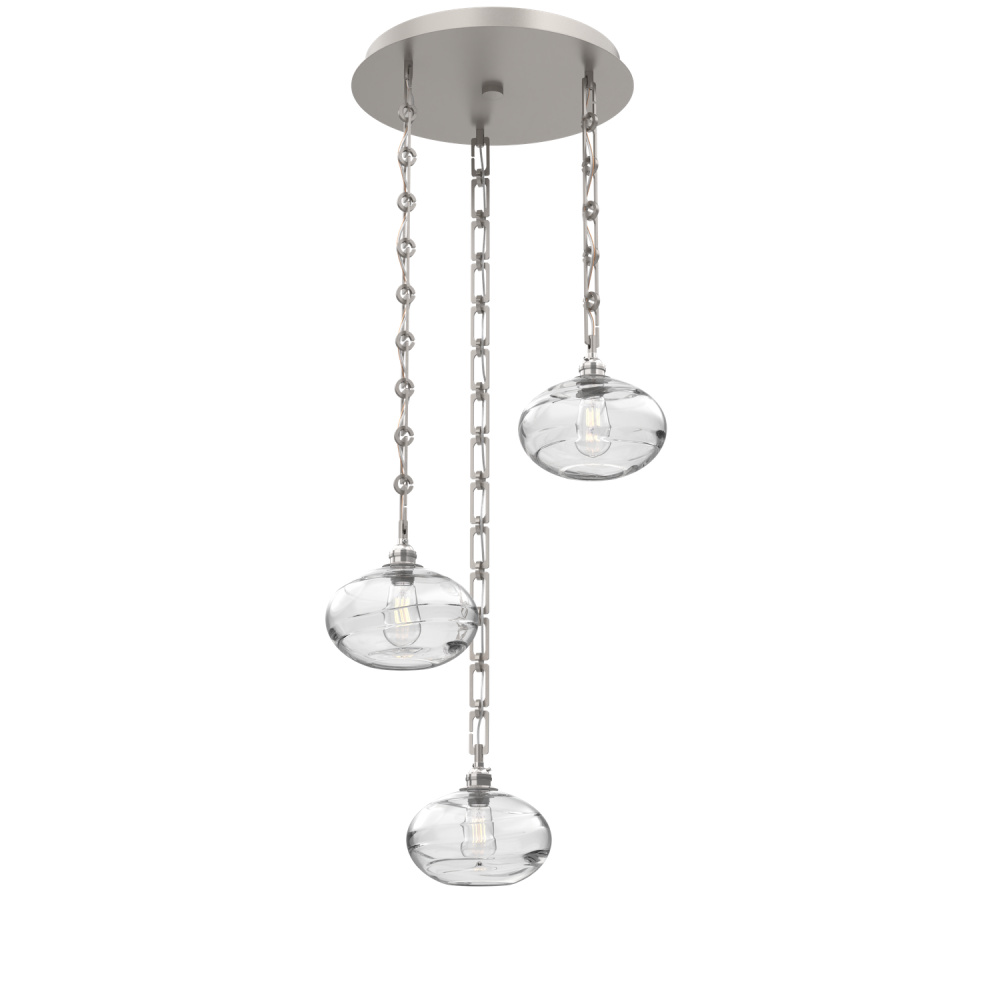 Coppa Round 3pc Multi-Pendant with Chain