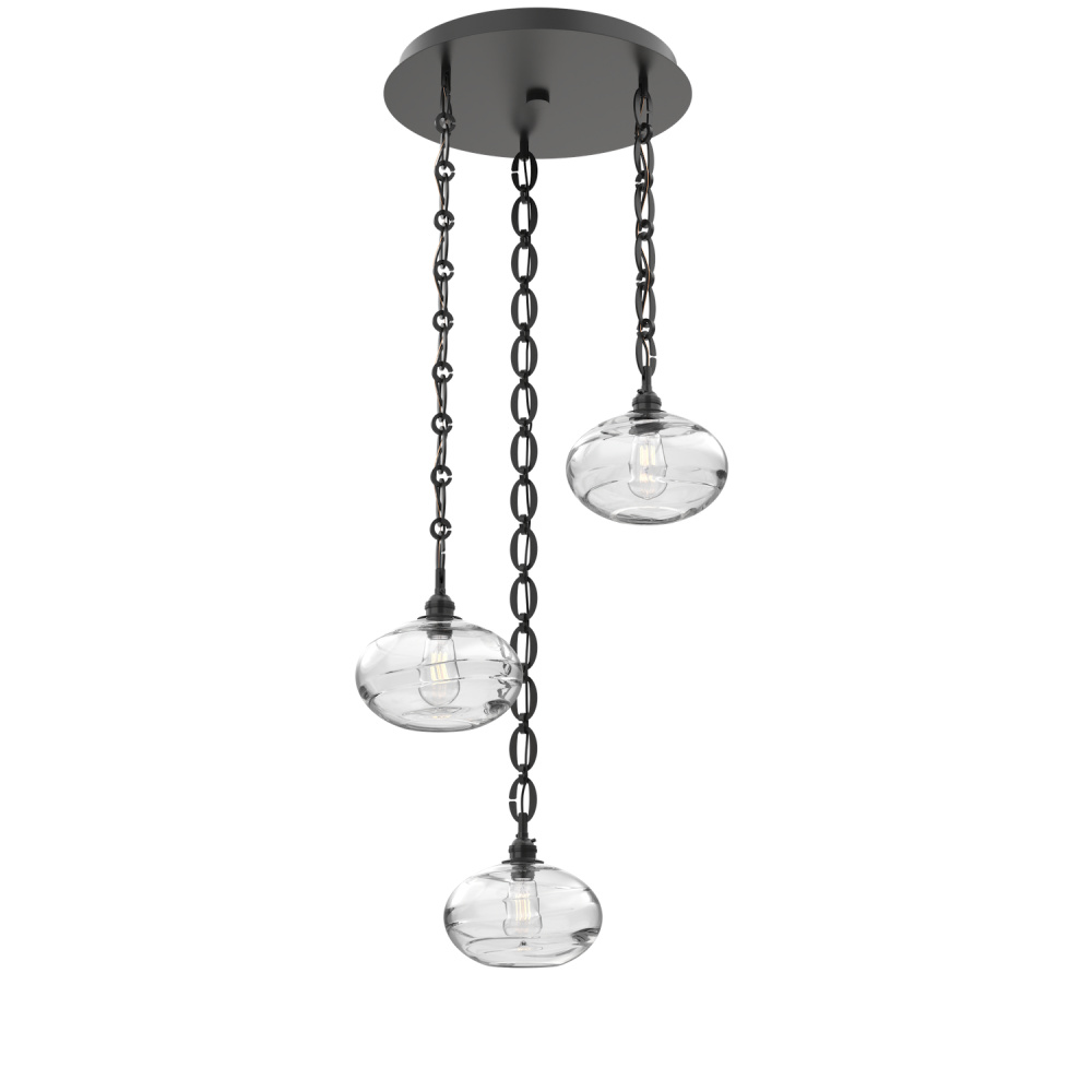 Coppa Round 3pc Multi-Pendant with Chain