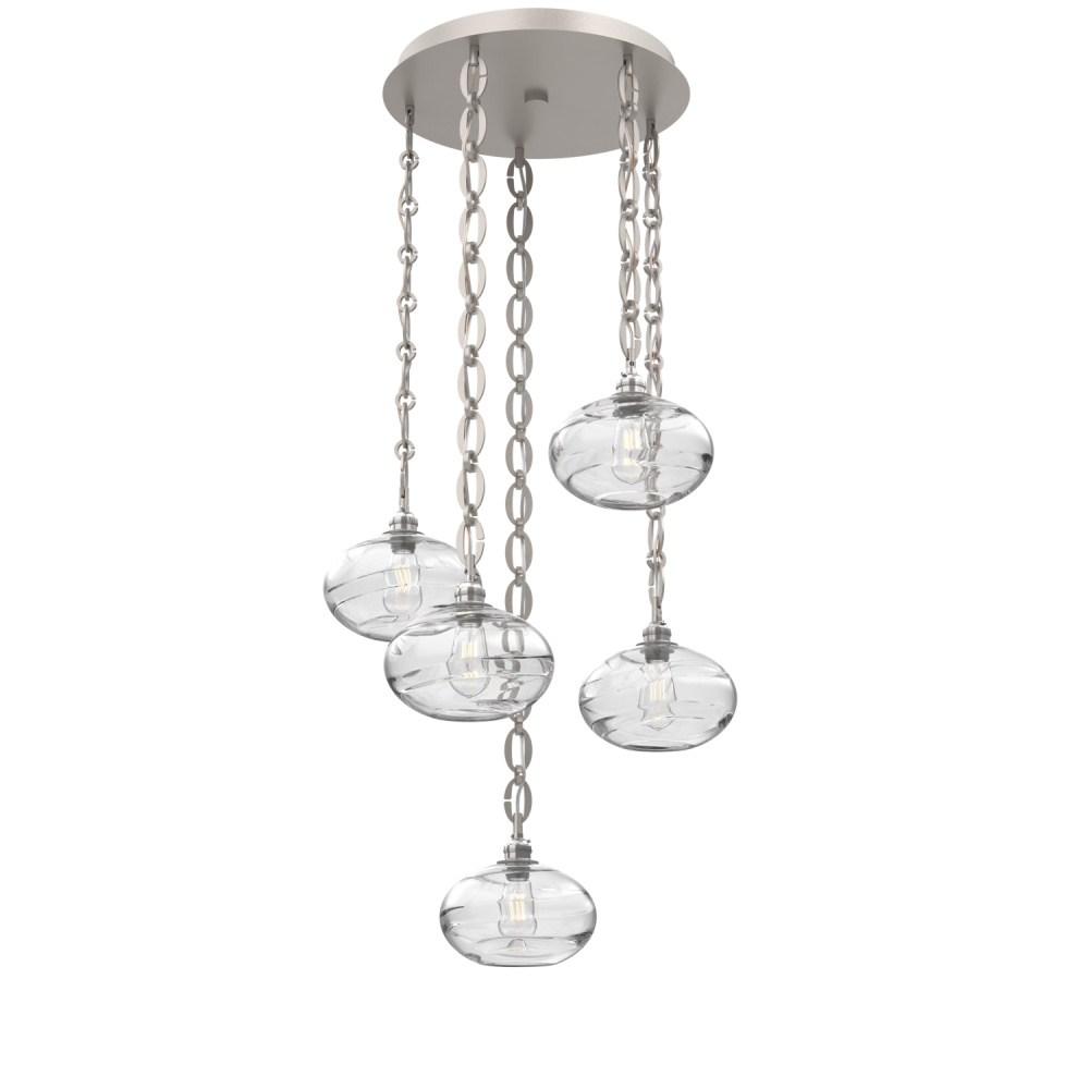 Coppa Round 5pc Multi-Pendant with Chain
