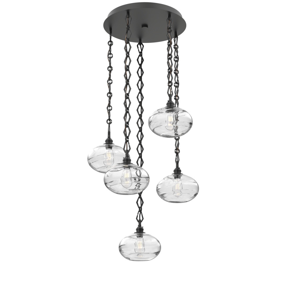 Coppa Round 5pc Multi-Pendant with Chain