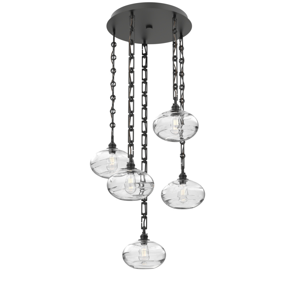 Coppa Round 5pc Multi-Pendant with Chain